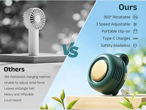 personal clip on fan