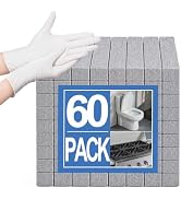 Herda 60 Pack Pumice Stone Toilet Bowl Cleaning, Pumice Stick for Cleaning | Powerfully Cleans Ha...