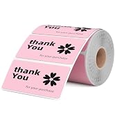 Omezizy 2.25x1.25 Inch Thermal Labels Pink, Holographic Sliver Barcode Thermal Labels for Thermal...