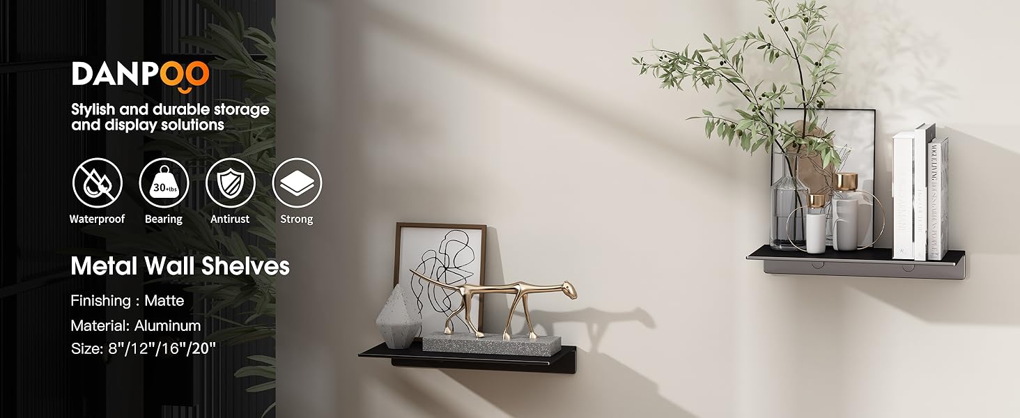 Danpoo metal wall shelf