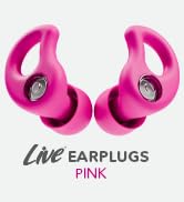 CURVD Live Stylish High-Fidelity Concert Earplugs for Live Events up to19 dB Noise Reduction, 5 T...