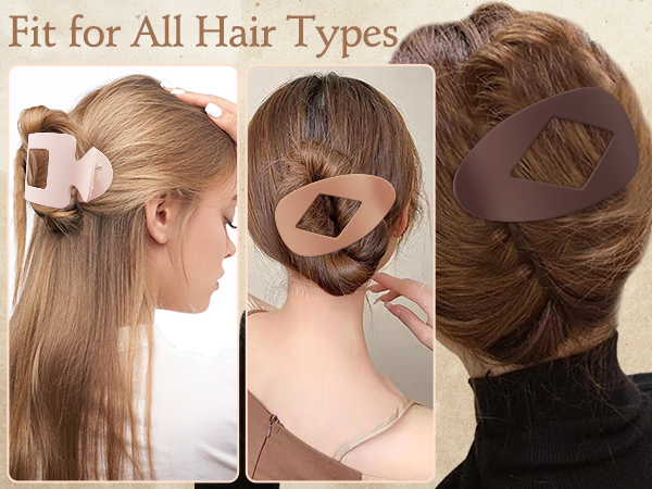 flat hair clips fit for all hair types