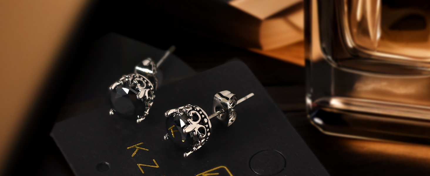 aretes para hombre