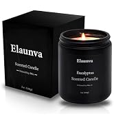 Elaunva Eucalyptus Scented Candle,7oz(200g),Natural Soy Wax,Aromatherapy Candles,Home Decorations...