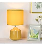 Lampwell Lena Small Table Lamp for Living Room as Bedside Table Lamp for Bedroom,Modern Ceramic T...