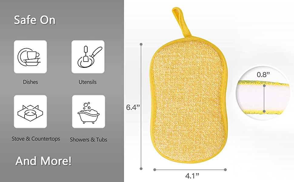 kitchen cleaning sponges