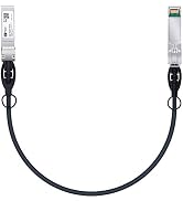 1.25G SFP Cable, SFP DAC, 0.5-Meter(1.64ft), 1GBASE-CU Passive Direct Attach Copper Twinax Cable ...