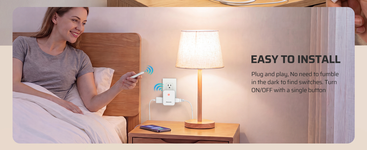 remote control outlet plug