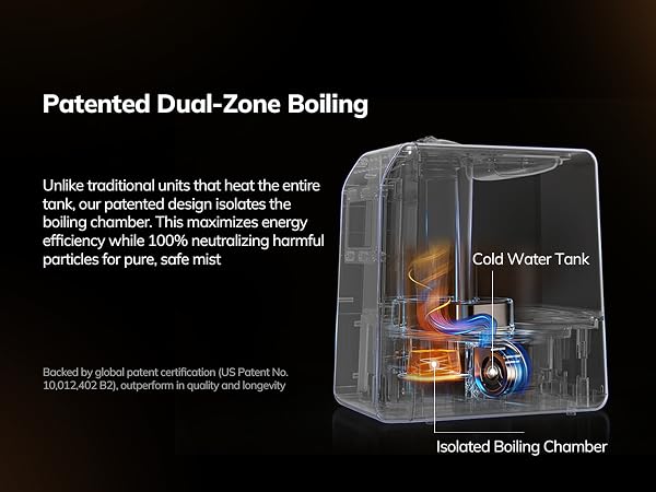 3.0 Hybrid Cool-Warm Mist Technology