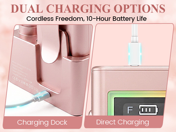 dual charging options