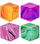 Puffwize Ice Cube Squishy Veined Ice Cube Fidget Toy Purple Stress Ball Squeeze Toys Stress 5cm(1...