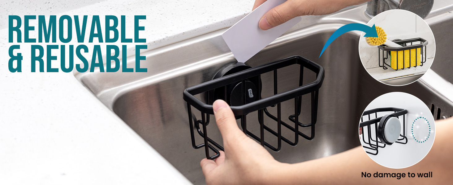 suction cup sponge holder for kitchen sink