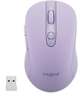 wegear USB Wireless Mouse for Laptop PC Mac, 2.4GHz Cordless Mouse with 6 Buttons, 5-Level Adjust...