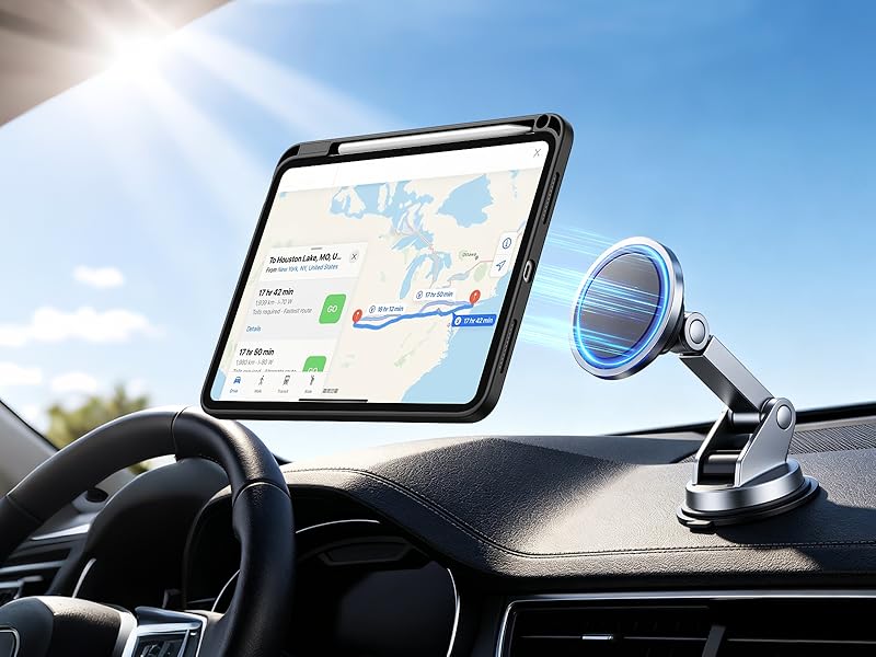 case attach with magnetic convenient to view map Travel