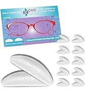 GMS Optical 1.3mm Extra-Thin / 18mm Large-Length - Anti-Slip Adhesive Contoured Silicone Eyeglass...