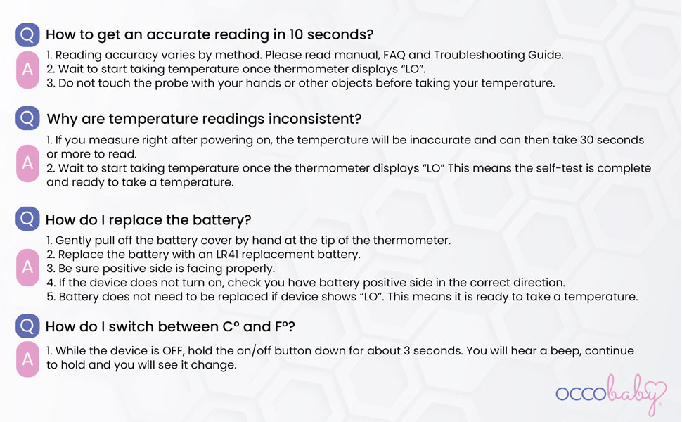 OCCObaby digital thermometer, rectal thermometer, baby thermometer, digital thermometer for babies
