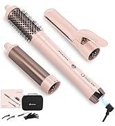 Cordless Hair Straightener and Curler, IG INGLAM 3 in 1 Detachable Hair Styling Set with 1'' Flat...