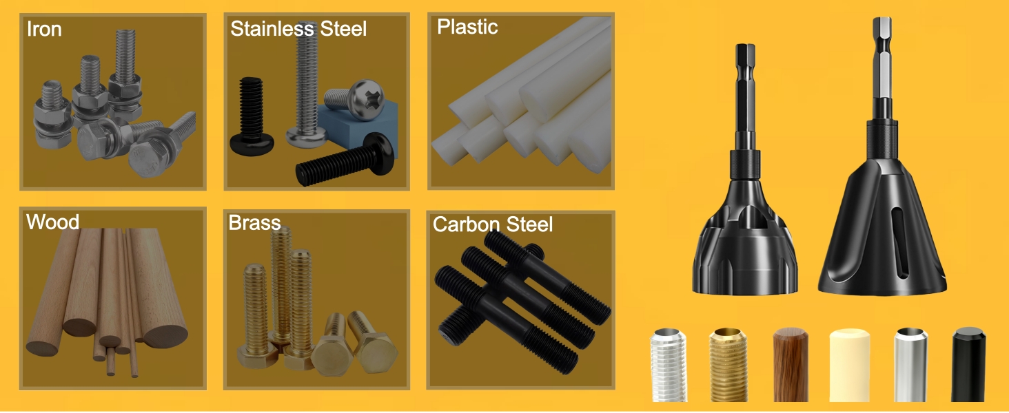 Shave burrs from a wide range of materials
