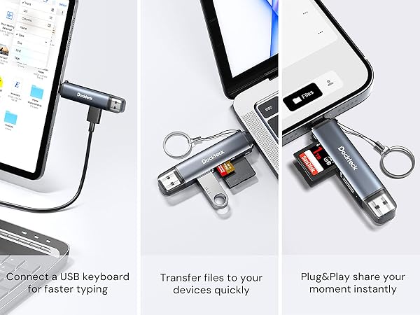 Micro SD card reader adapter