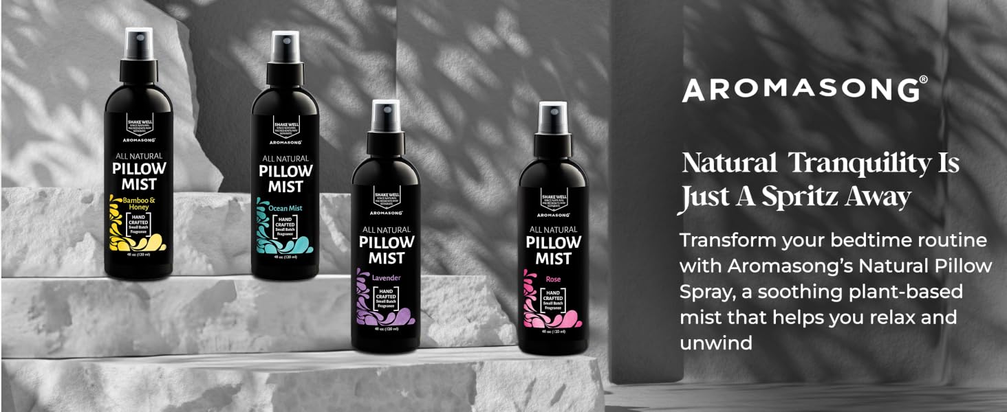 Naturall 4 scented Pillow mist help relax unwind