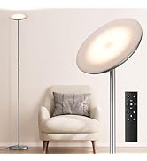 PreeOtti LED Floor Lamp with Remote, Touch Control, Fully Dimmable, Adjustable Brightness, 69 in,...