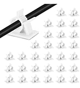 Viaky 30pcs Self-Adhesive Cable Clips-Reusable Adjustable Nylon Bracket Automobile, Indoor and Ou...
