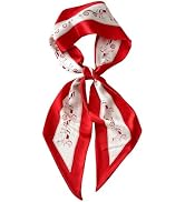RFQMNO Hair Scarf for Women - 53"x5.3" Purse Scarf, Extra Long Satin Wrap, Versatile Belt & Boho ...