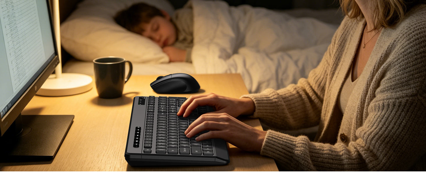 quiet keyboard and mouse