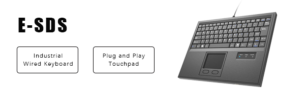 wired keyboard with touchpad