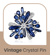 Brooches and Pins for Women Vintage Brooch for Women Pin blue women clothing accessories brooches