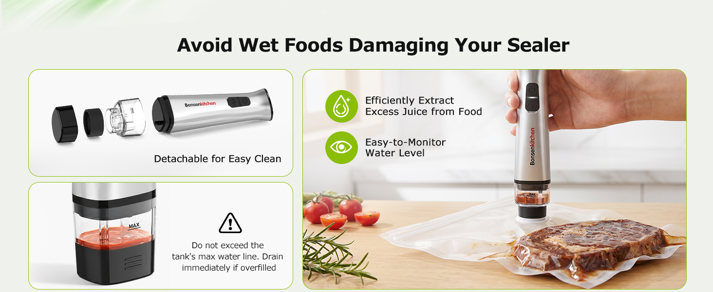 Bonsenkitchen handheld vacuum sealer
