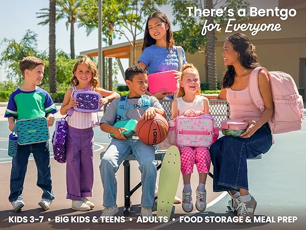 bentgo, lunch boxes for kids, lunch boxes for adults, lunch boxes for work, meal prep, lunch bags