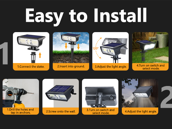 solar spot lights
