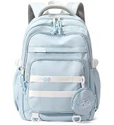 Armbq Kids Backpack for Girls Aesthetic School Backpack for Teen Girls Elementary Middle School B...