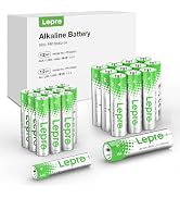 Lepro AA and AAA Batteries Combo Pack 24 Count, Batteries Variety Pack High Performance Alkaline ...