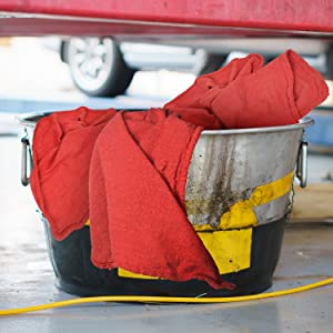shop towels red