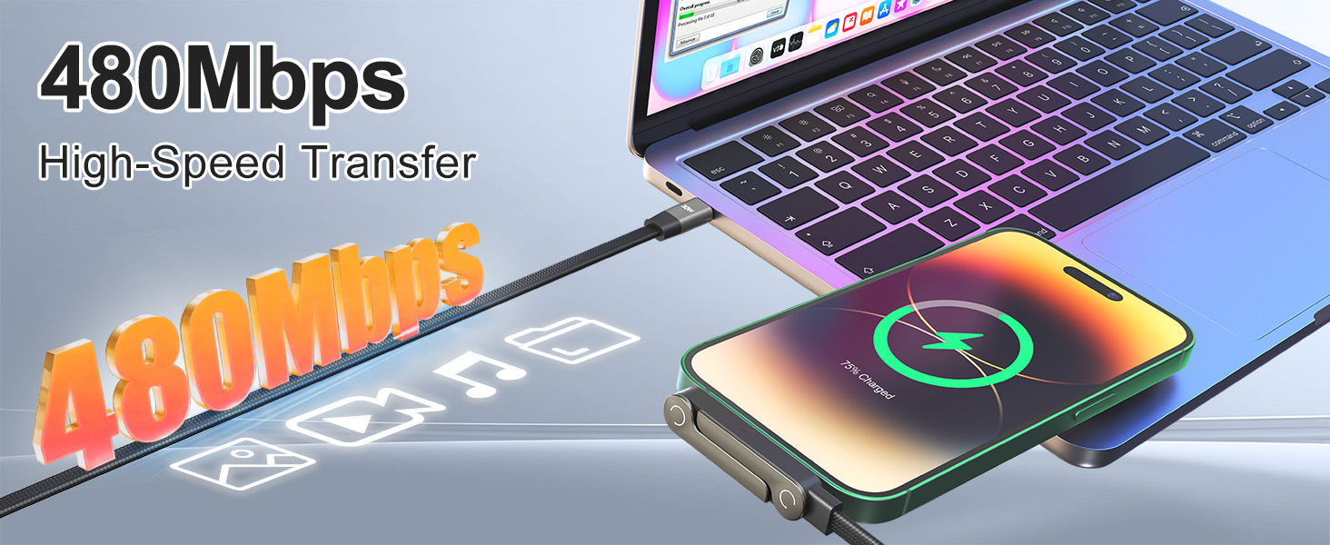 invisible holder charger cable