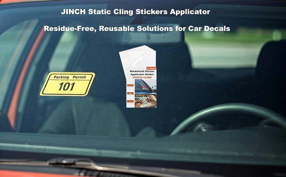 Vehicle Windshiled sticker applicator