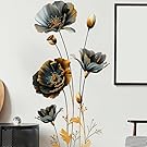 Wall Stickers DIY Flower Wall Decal Removable Waterproof Wall Art