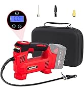 IRONFIST Tire Inflator for Milwaukee M18 Battery Portable Air Compressor for Car, Bicycle, Ball, ...