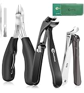 Toenail Clippers for Seniors with Safety Lock Long Handle, Large Toe Nail Clippers for Thick Toen...