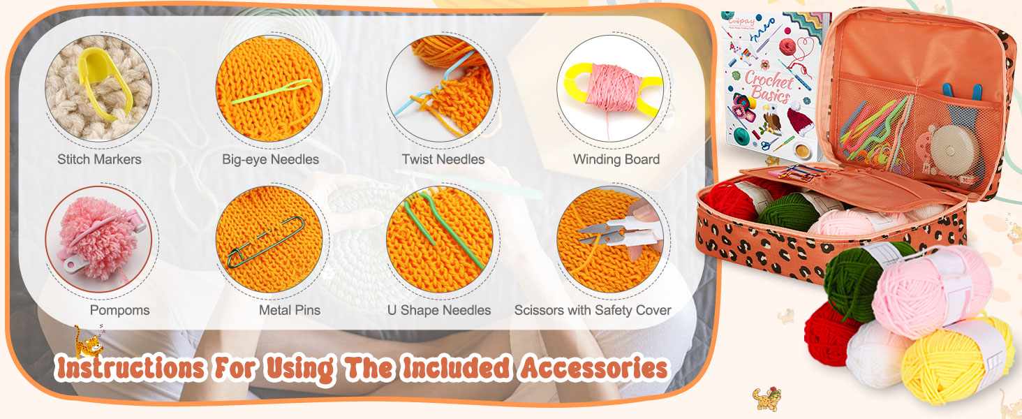 crochet accessories