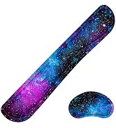 Wrist Rest for Computer Keyboard and Mouse Pad Support Memory Foam Set Easy Typing and Wrist Pain...
