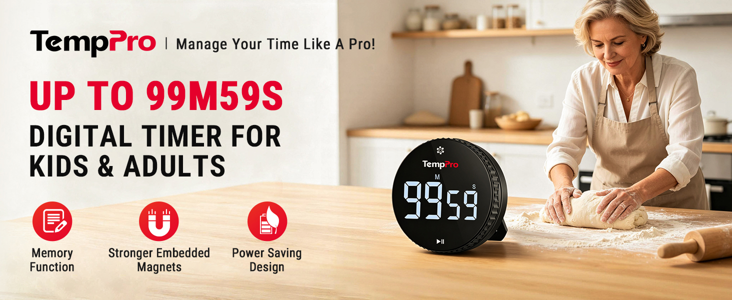 rotaty timer for kitchen cooking