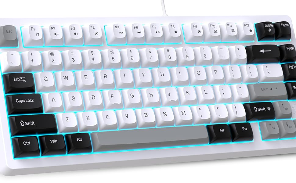 snpurdiri 75 percent wired gaming keyboard