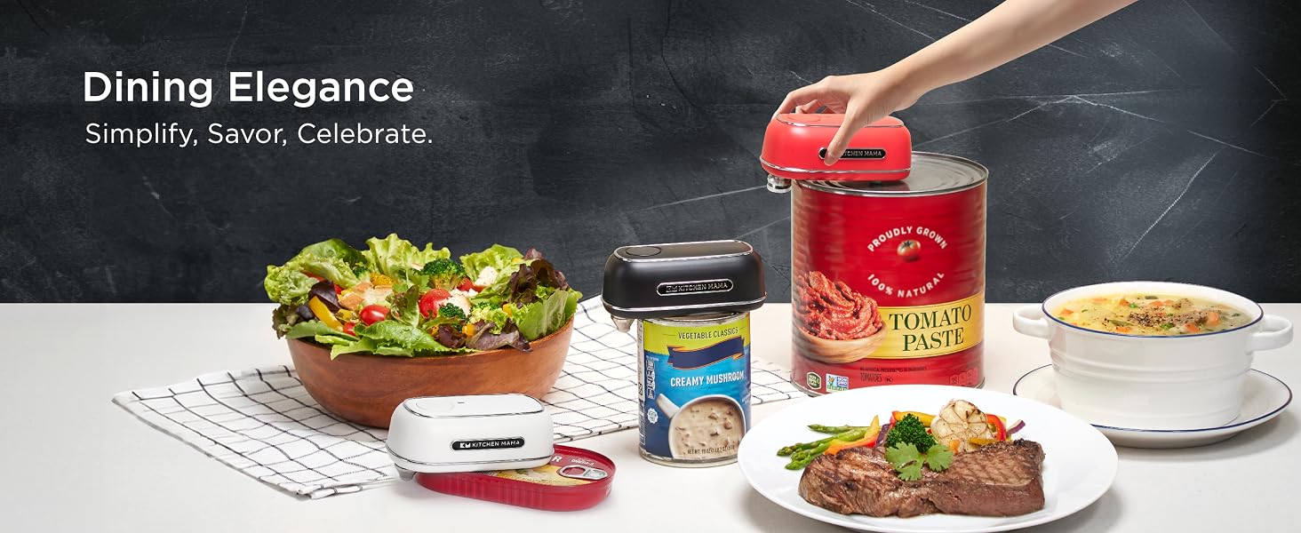 kitchen mama rechargeable can opener electric can opener usb rechargeable hands free smooth edge