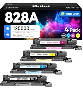 828A Toner Cartridge Set 4-Pack CF358A CF359A CF364A CF365A Image-Drum Compatible HP 828A Drum Un...