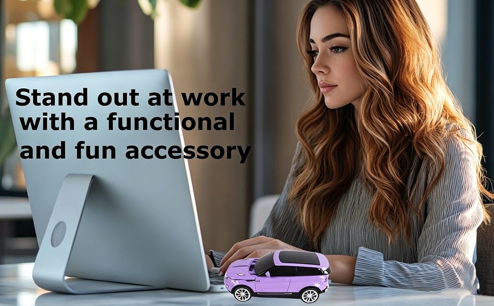 Funny USB CAR Mouse for Laptop PC Computer Tablet Macbook Kids Girl Boy Women