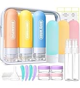 YNSHOUNA 20 Pack Travel Bottles Set, TSA Approved Travel Size Toiletries Containers, Leak Proof S...