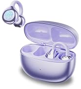 Open Ear Clip Headphones, Wireless Earbuds Bluetooth 5.4 The Over Ear Buds Earphones Built-in Mic...